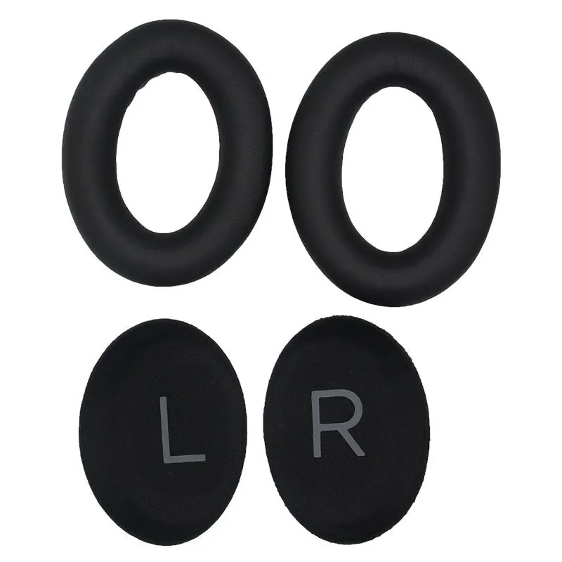 1 Pair Headphone Silicone Ear Cap for BOSE QuietComfort 45 Replacement Earpad with Crowbar