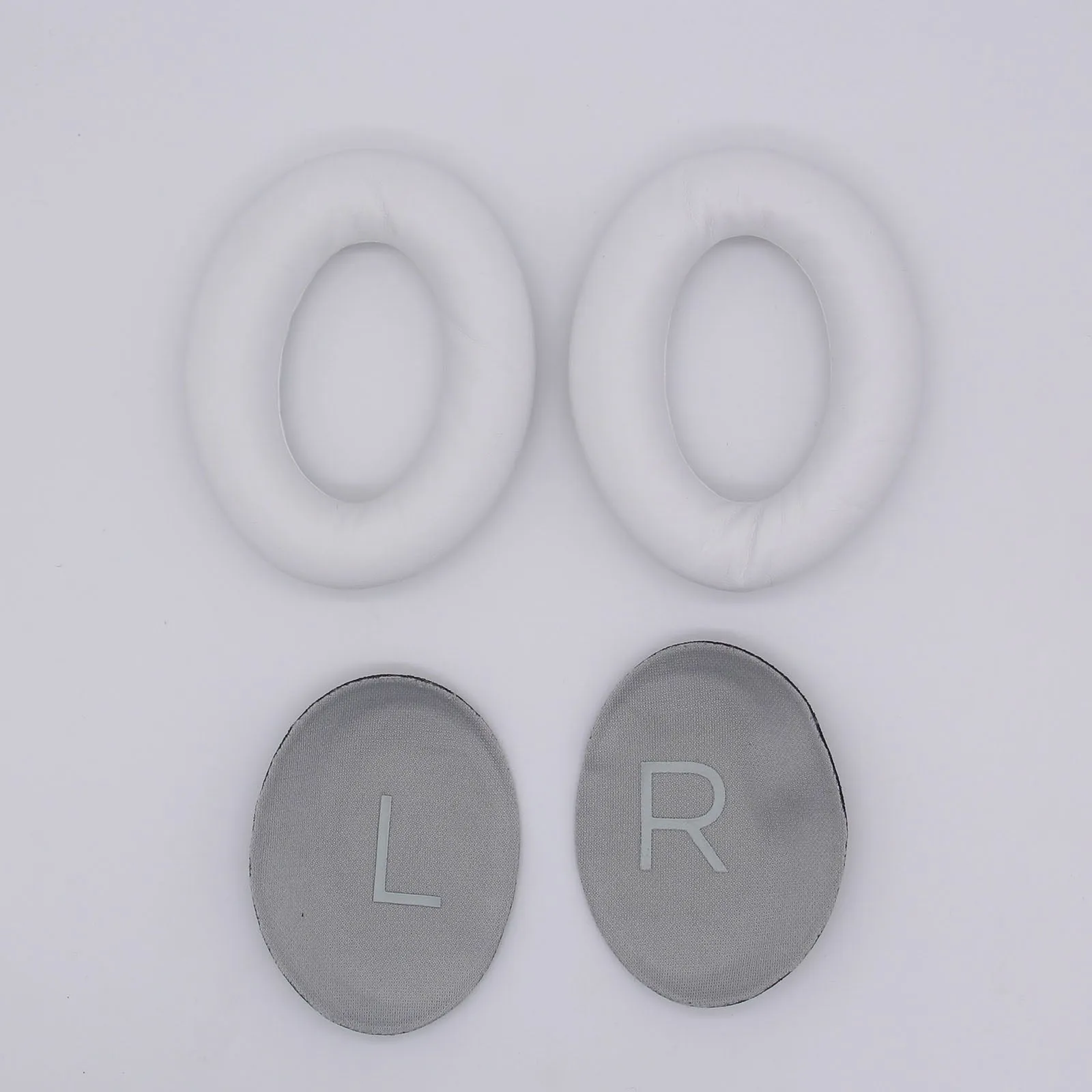 1 Pair Headphone Silicone Ear Cap for BOSE QuietComfort 45 Replacement Earpad with Crowbar