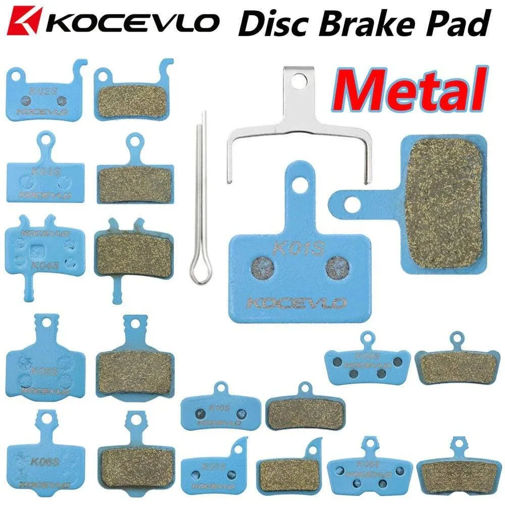 2 Pair (4pcs) Kocevlo MTB Hydraulic Disc Metal Brake Pads For b01s SRAM AVID HAYES Magura ZOOM Cycling Bike Part