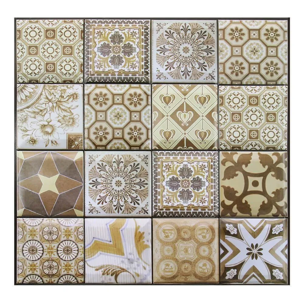 3D Bohemia Style Peel and Stick Wall Tile