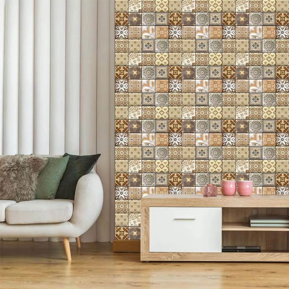 3D Bohemia Style Peel and Stick Wall Tile