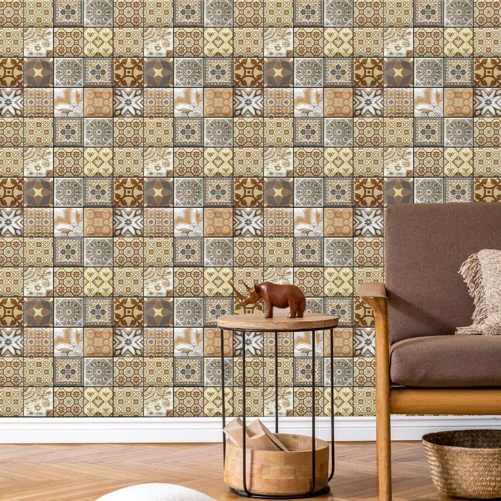 3D Bohemia Style Peel and Stick Wall Tile