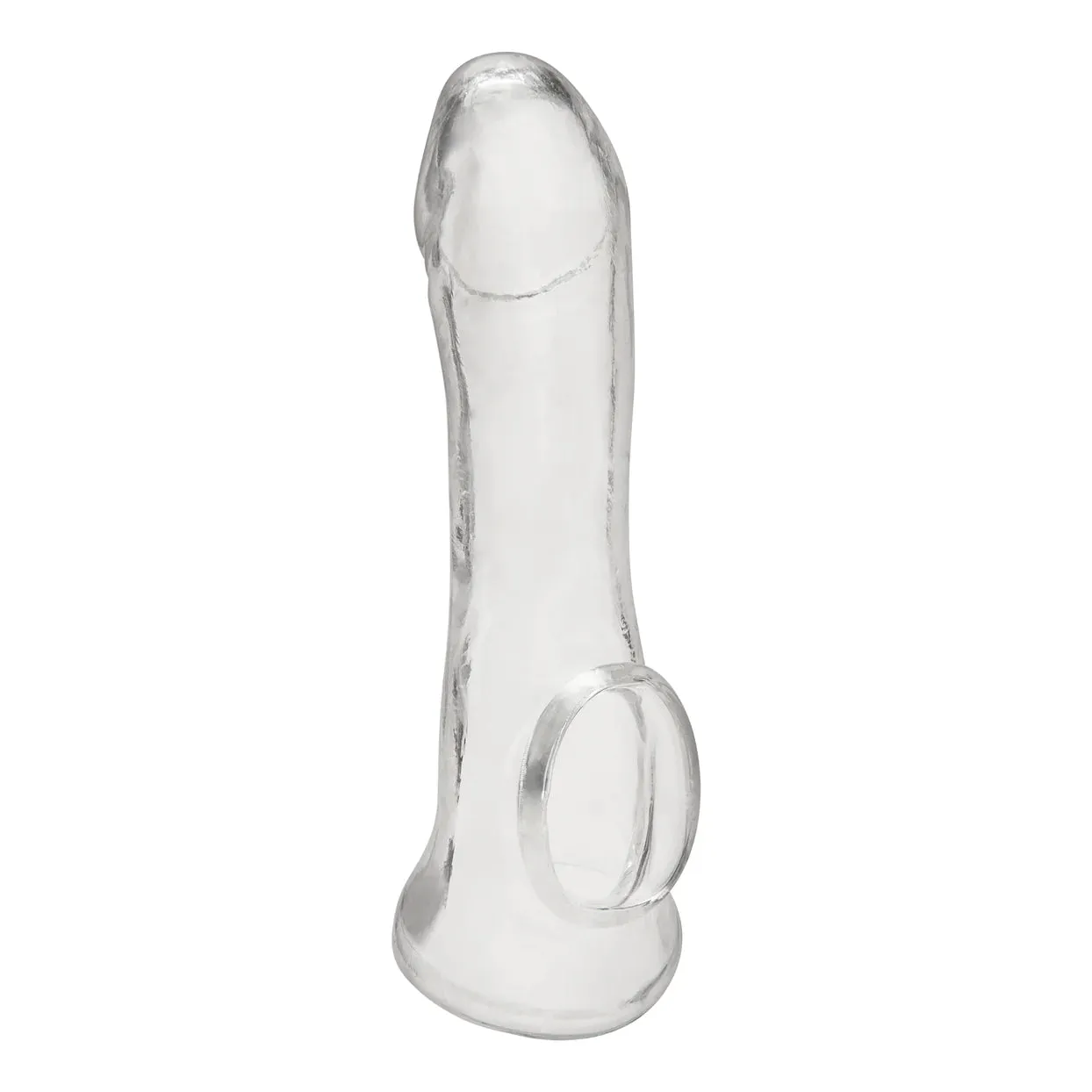 6.25" Transparent Penis Enhancing Sleeve Extension by Blue Line