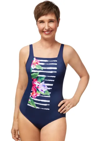 Amoena Maritime Meadow Mastectomy Swimsuit