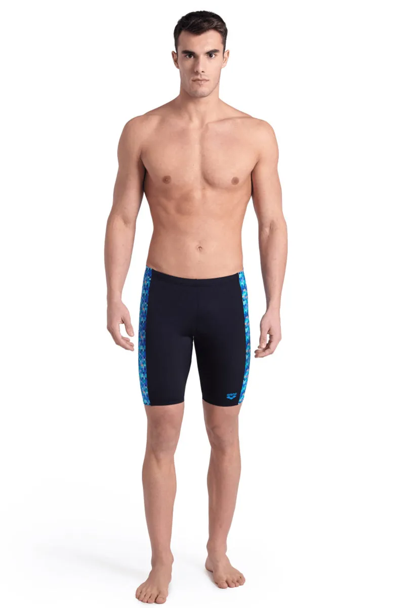 Arena - Pooltiles Men's Jammer - Black/Blue Multi