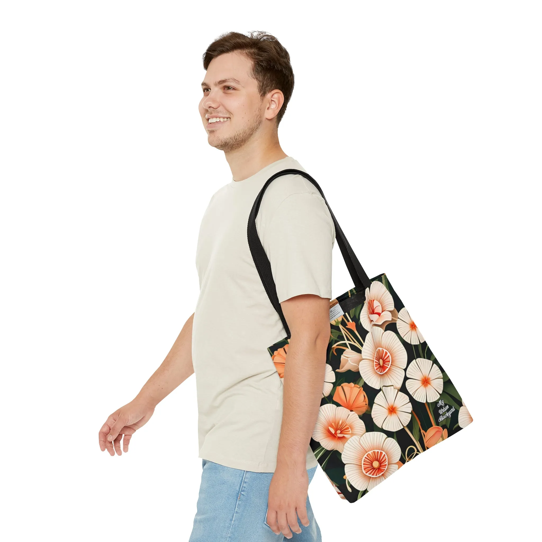 Art Deco Flowers, Tote Bag for Everyday Use - Durable and Functional