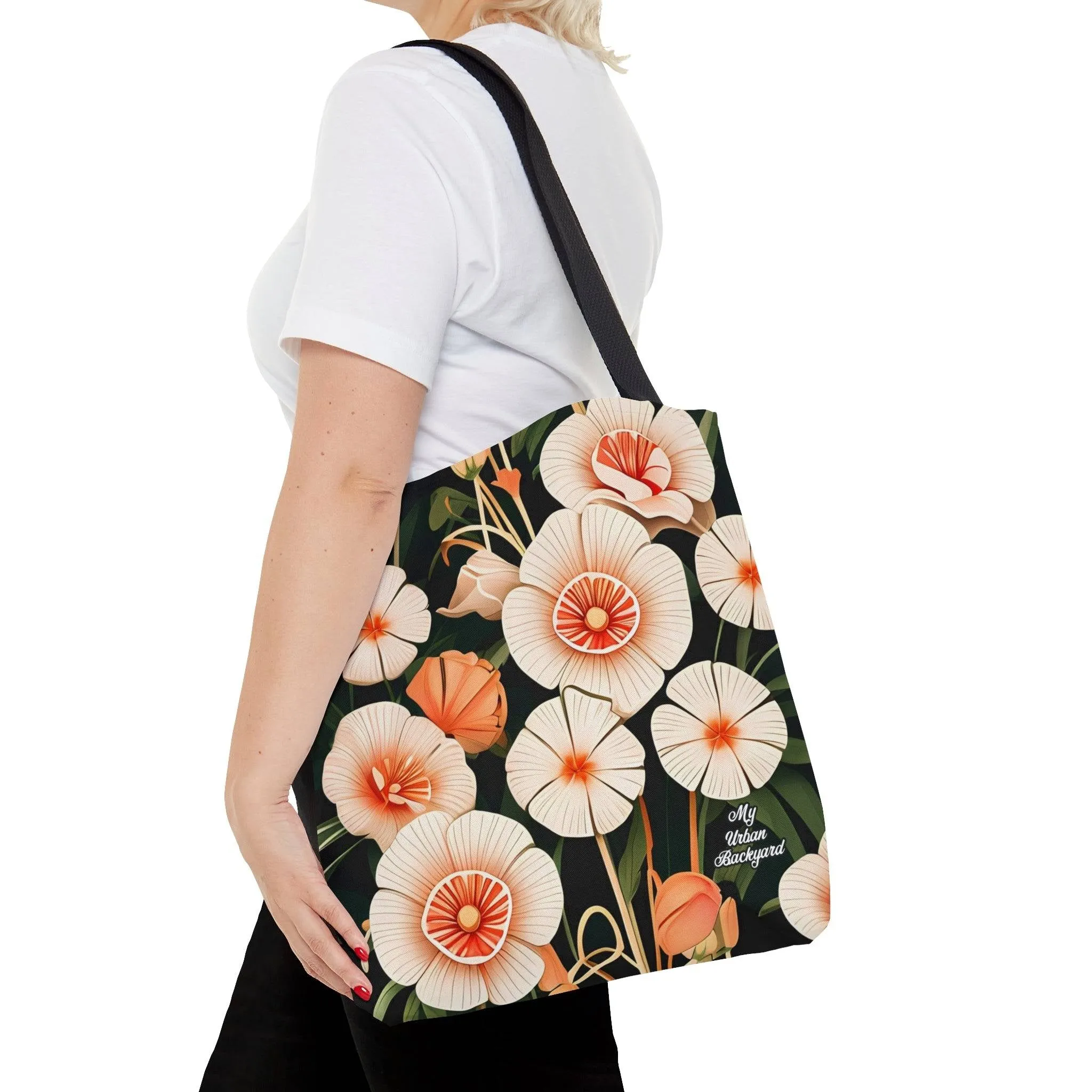 Art Deco Flowers, Tote Bag for Everyday Use - Durable and Functional