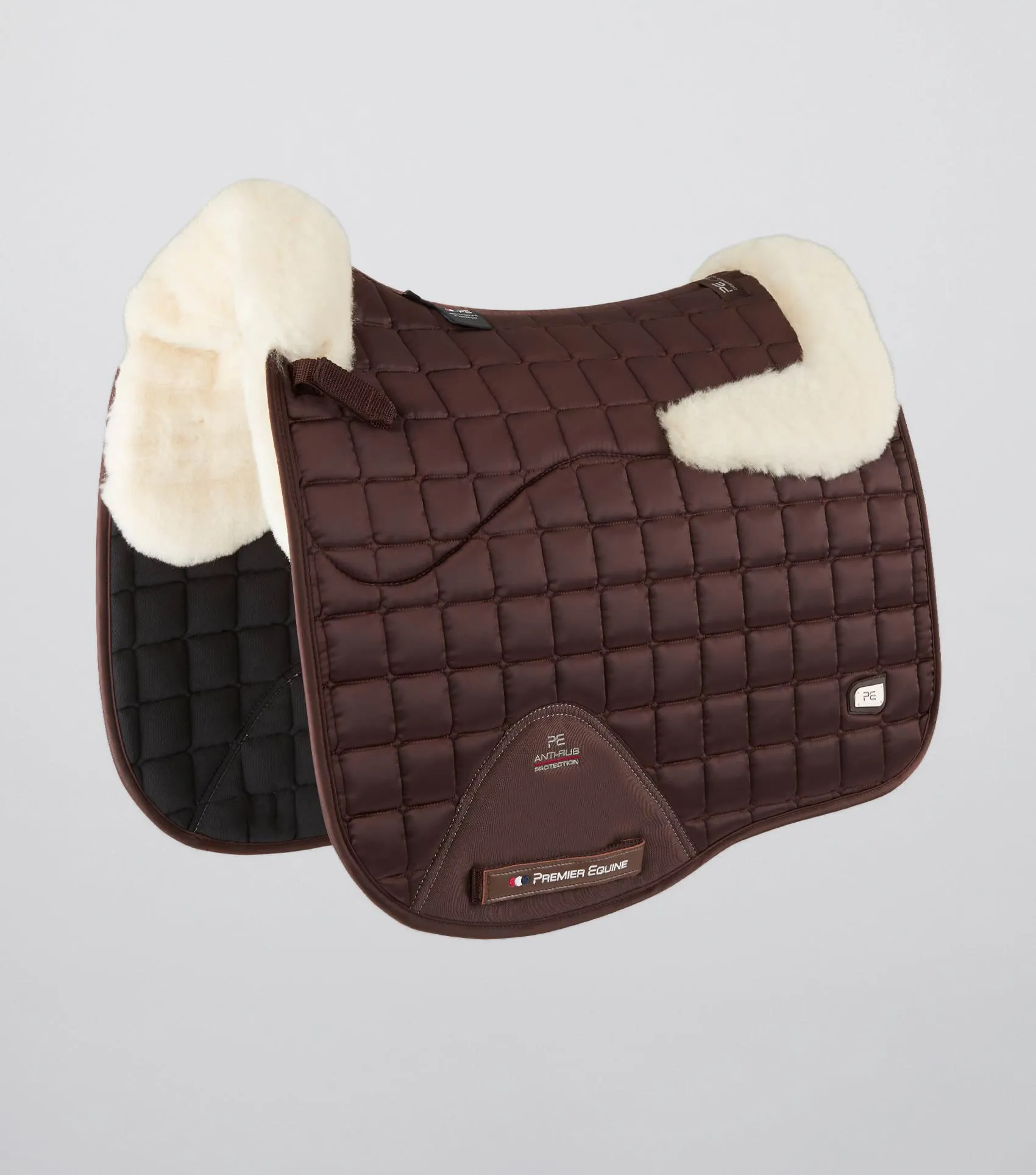 Atlantis CC Satin Wool Dressage Square Brown/Natural Wool