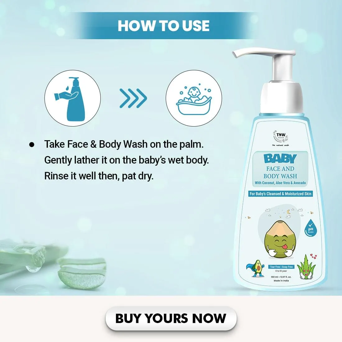 Baby Body Wash for Moisturized Skin