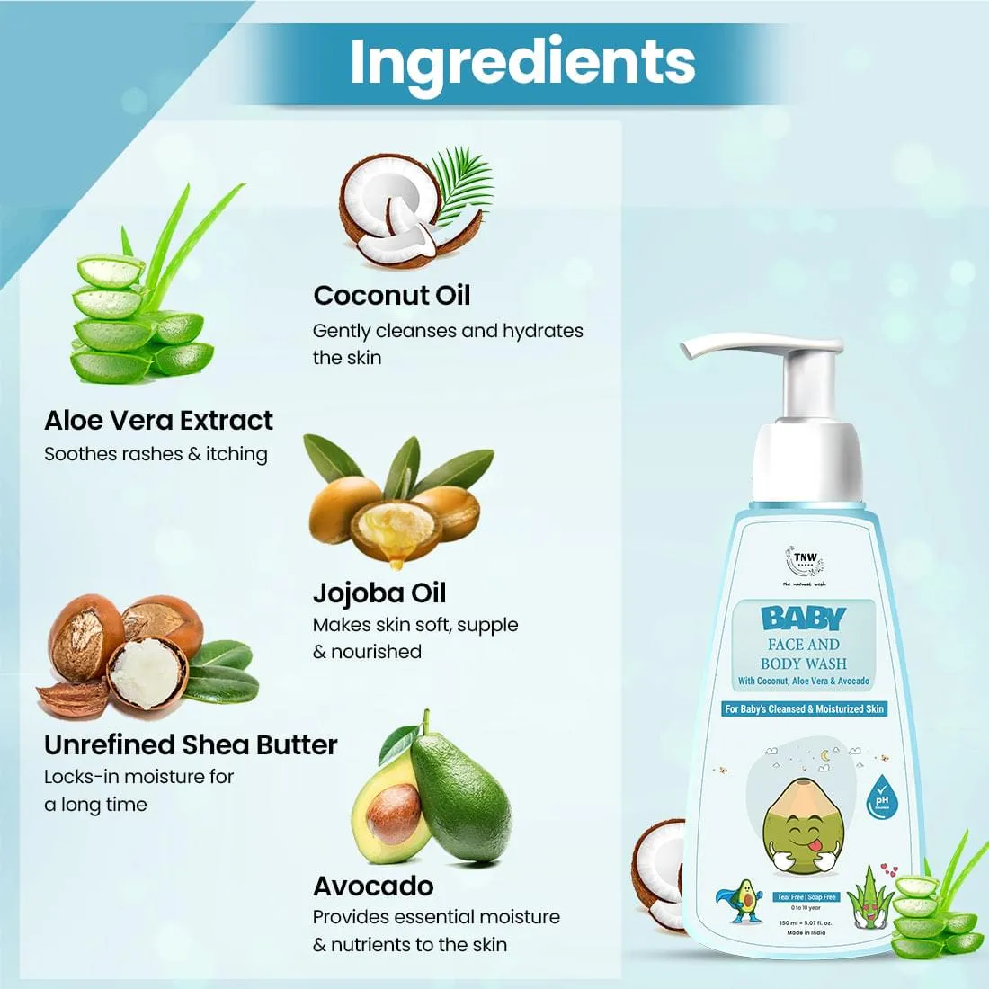 Baby Body Wash for Moisturized Skin