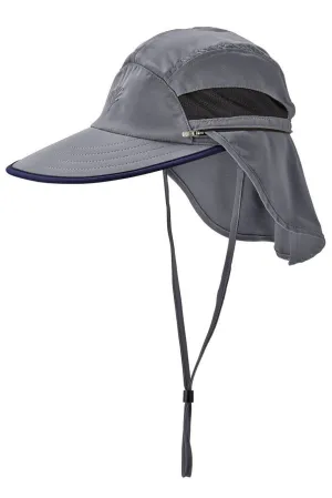 Caleb Convertible Fishing Cap  |  Carbon/Black