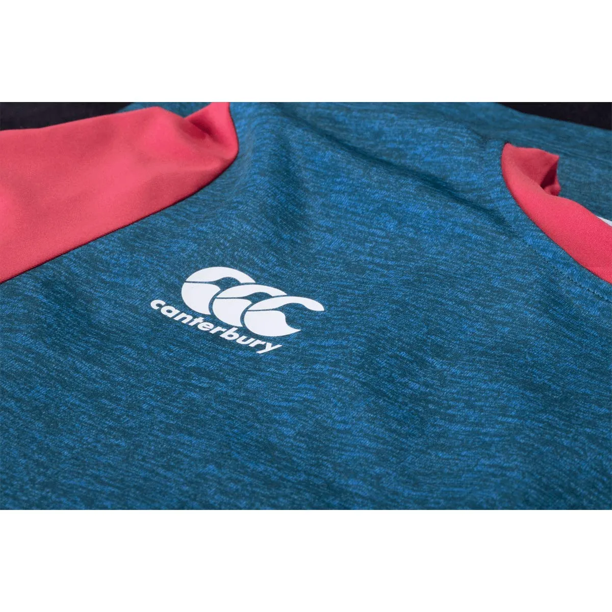 Canterbury USA Rugby Vapodri Drill T-Shirt - Navy/Red