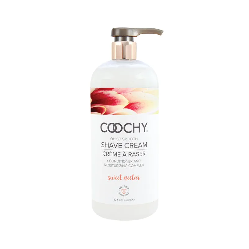 Coochy Oh So Smooth Shave Cream - Sweet Nectar - 32 Fl. Oz.