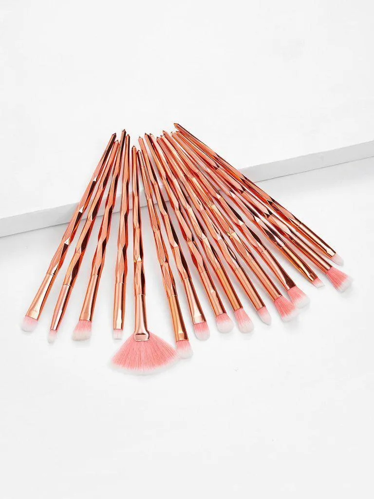 Diamond Shaped Handle Eye Brush 11pcs