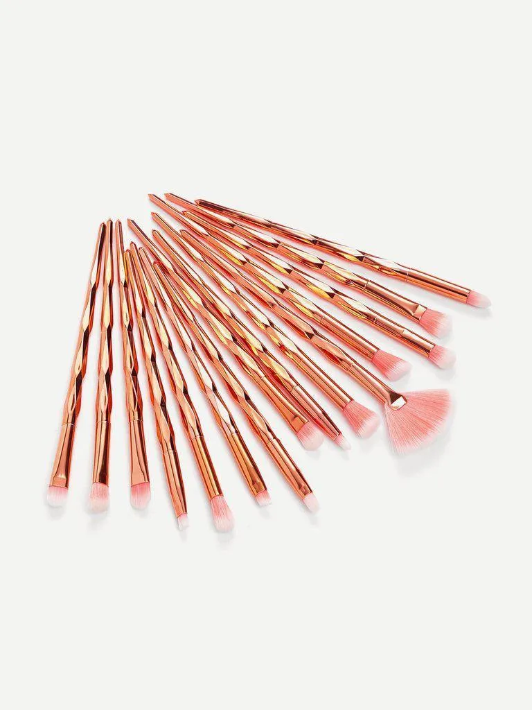 Diamond Shaped Handle Eye Brush 11pcs