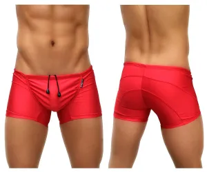 FEEL Swim Mini-Trunk Color Red