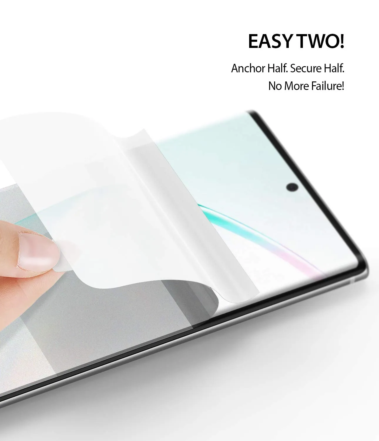 Galaxy Note 10 Screen Protector Film | Dual Easy Film (2019) - 2 Pack