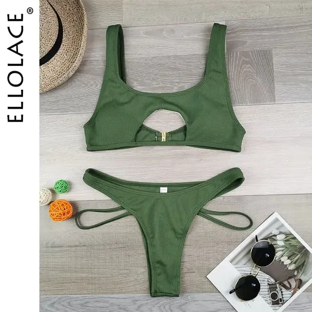 Hollow Women's Bikini Swimwear