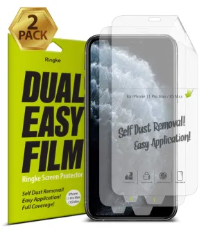 iPhone 11 Pro Max Screen Protector Guard | Dual Easy Full 2 Pack