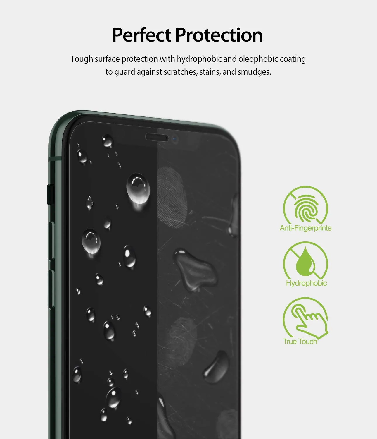 iPhone 11 Pro Max Screen Protector Guard | Dual Easy Full 2 Pack