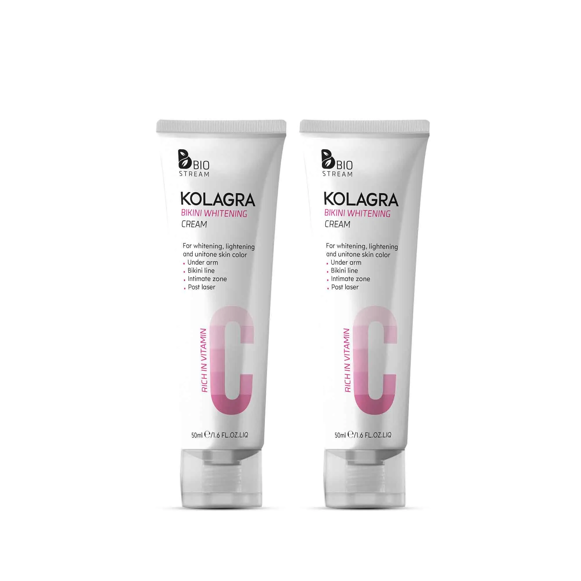 Kolagra BIKINI WHITENING CREAM 50ml 1 1 Free