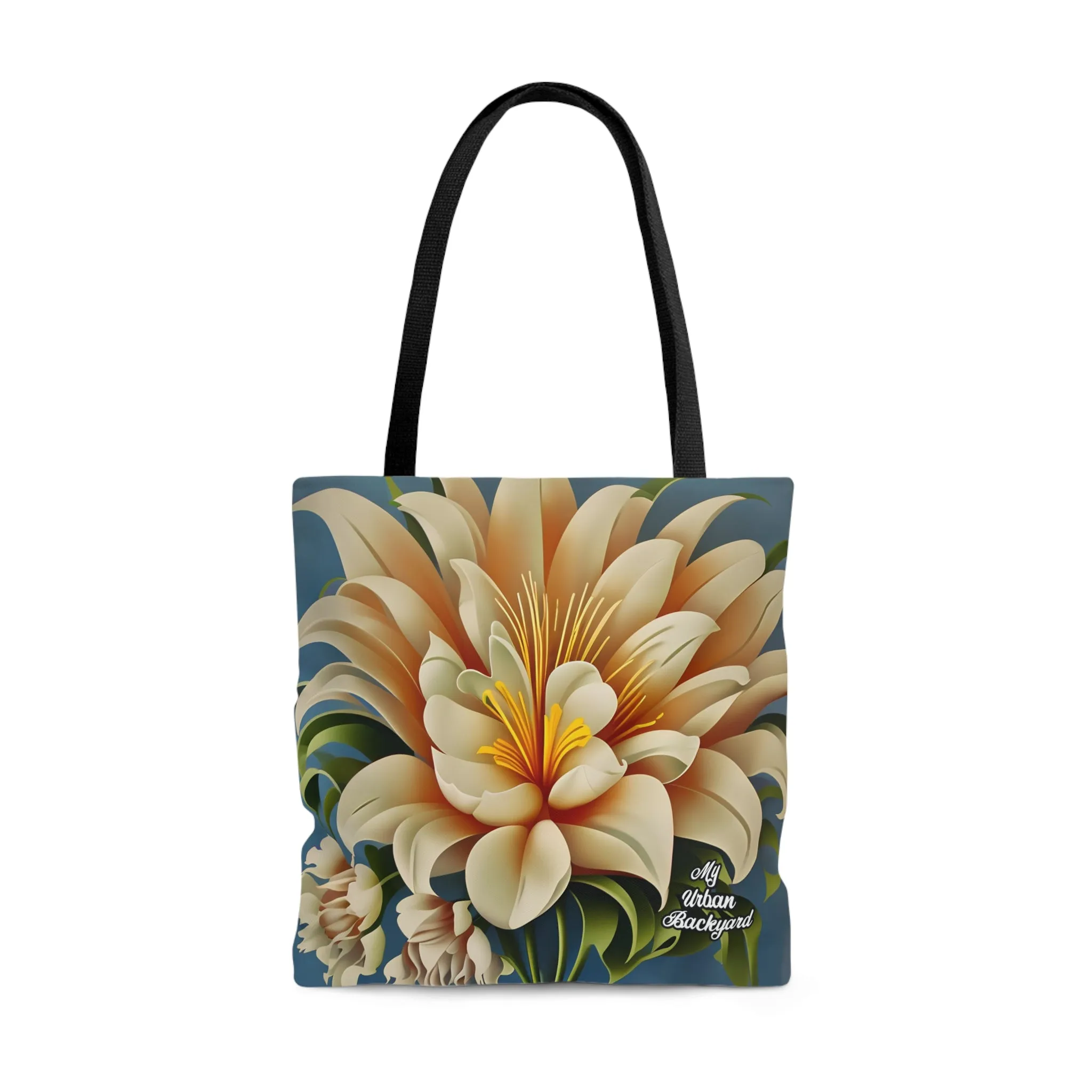 Large White Flower, Tote Bag for Everyday Use - Durable and Functional