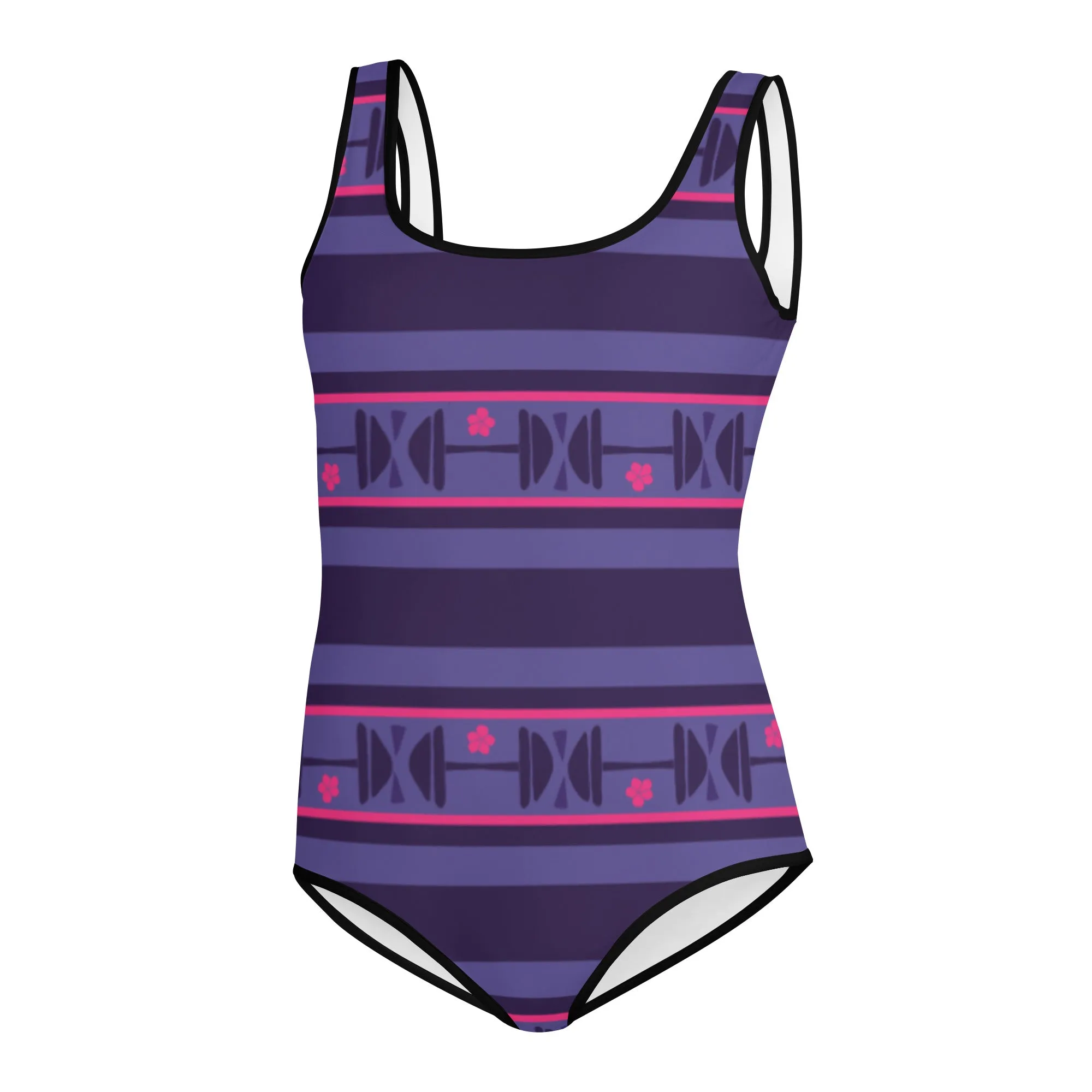 Luisa Inspired All-Over Print Youth Swimsuit