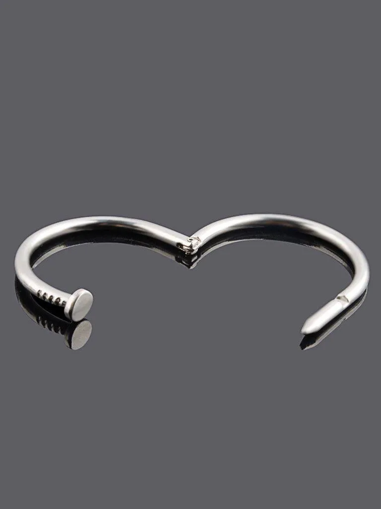 Nail Shaped Wrapped Bangle