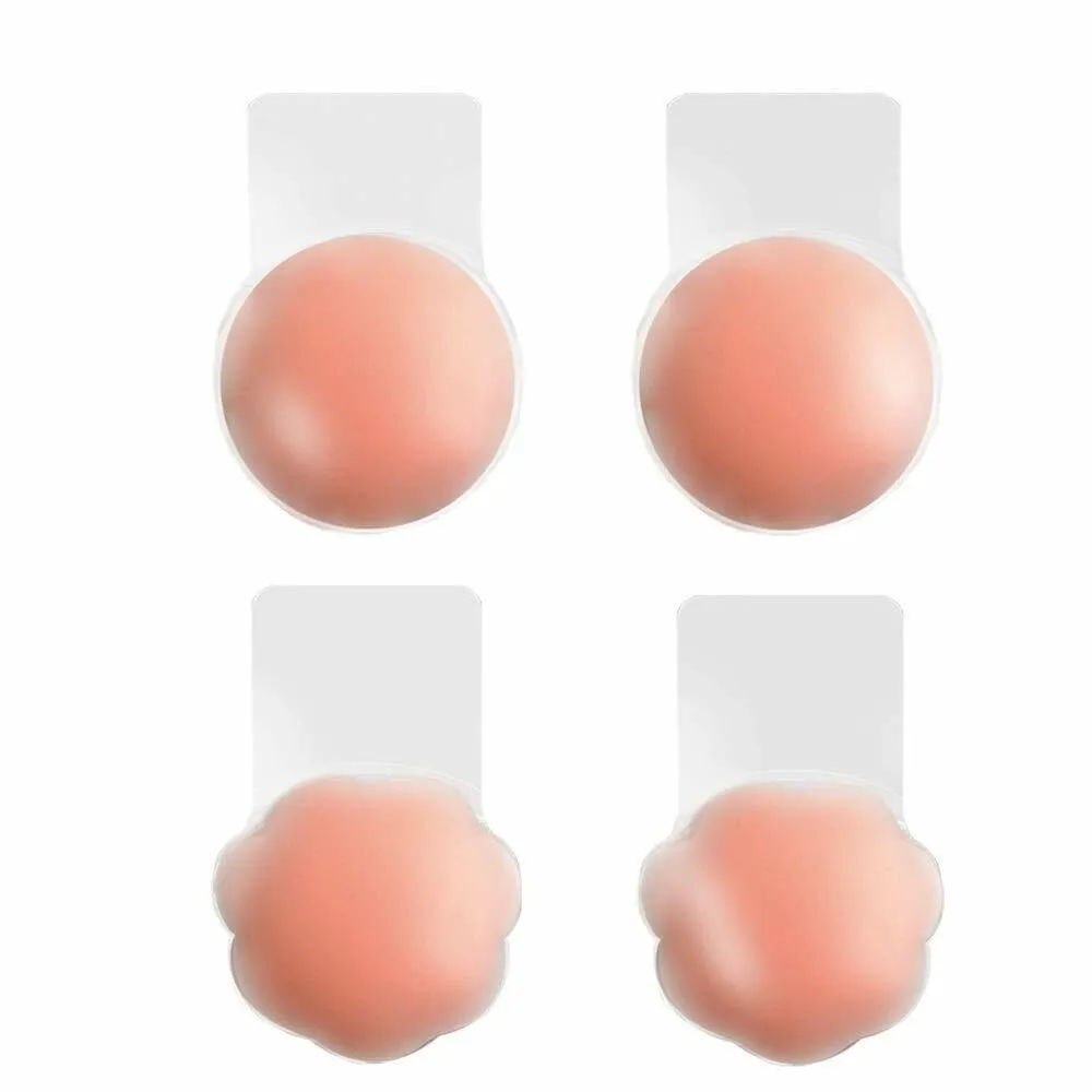 Reusable Adhesive Silicone Nipple Covers