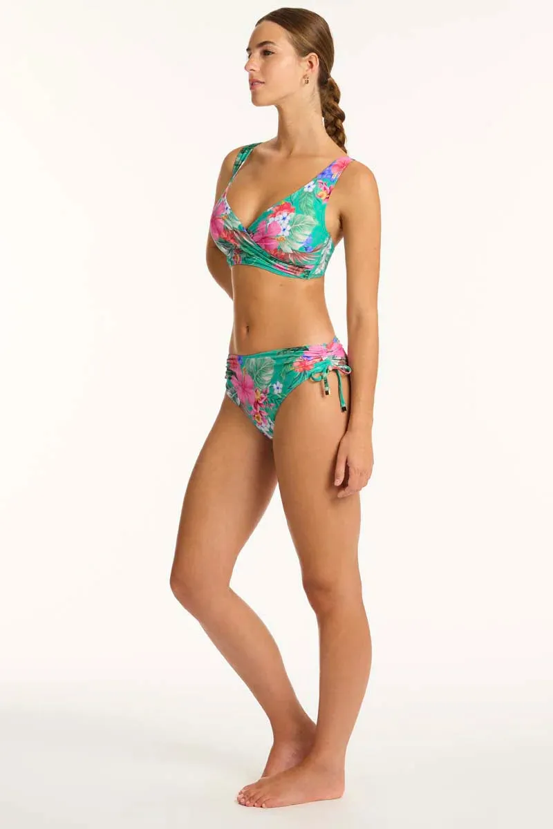 Sea Level Pacifico Cross Front Bra Top