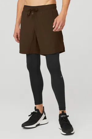 Stability 2-In-1 Pant - Espresso/Black