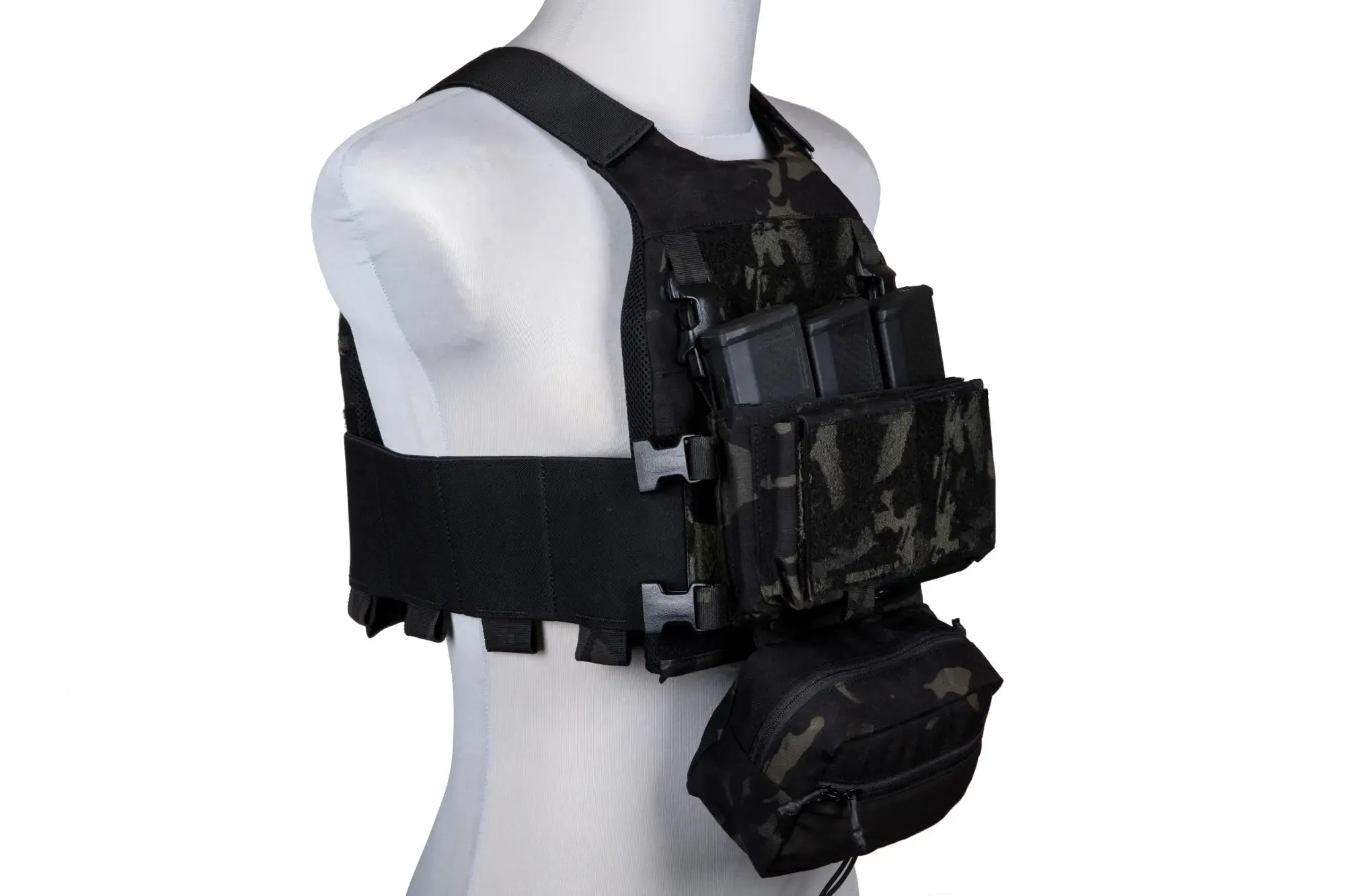 Tactical Vest FCS   MK Chest Rig Panel - Multicam Black