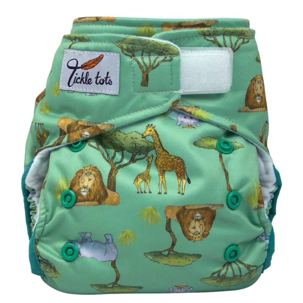 Tickle Tots Hybrid Nappy - Serengeti