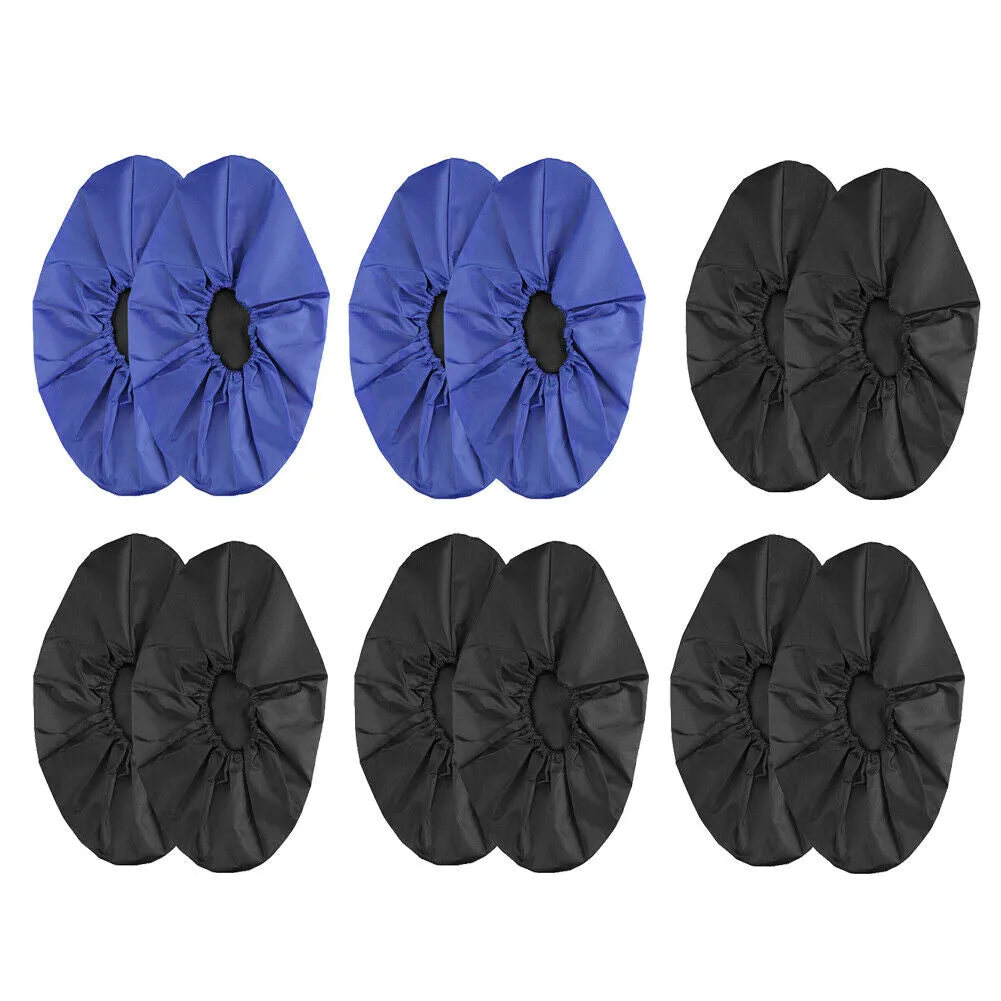 US 3-6 Pairs Washable Reusable Non-Slip Sole Overshoe Dust Waterproof Shoe Cover