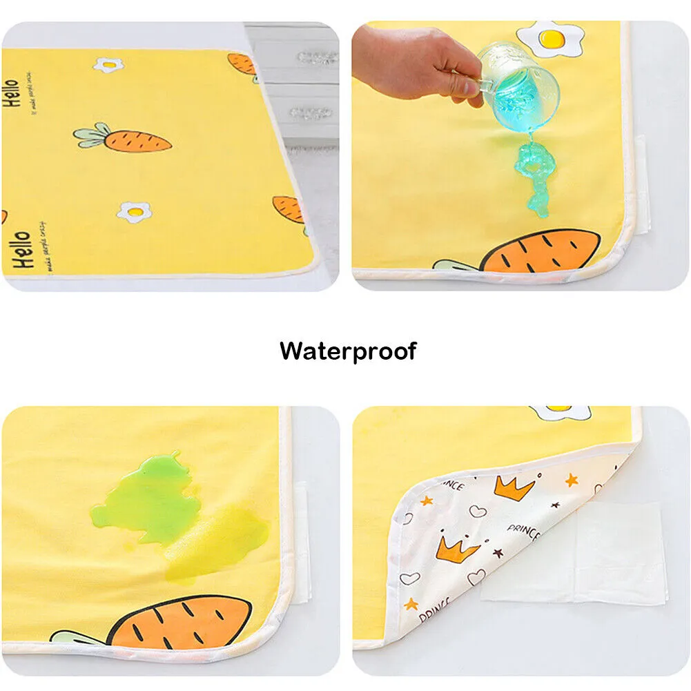 US Incontinence Bed Pads Reusable Washable Baby Adult Waterproof Cover Underpad