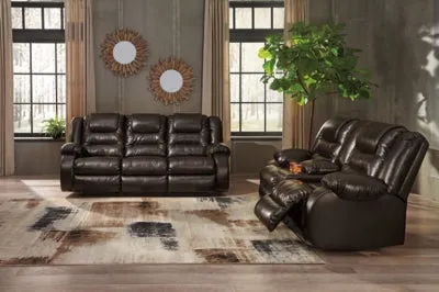 Vacherie Reclining Loveseat with Console