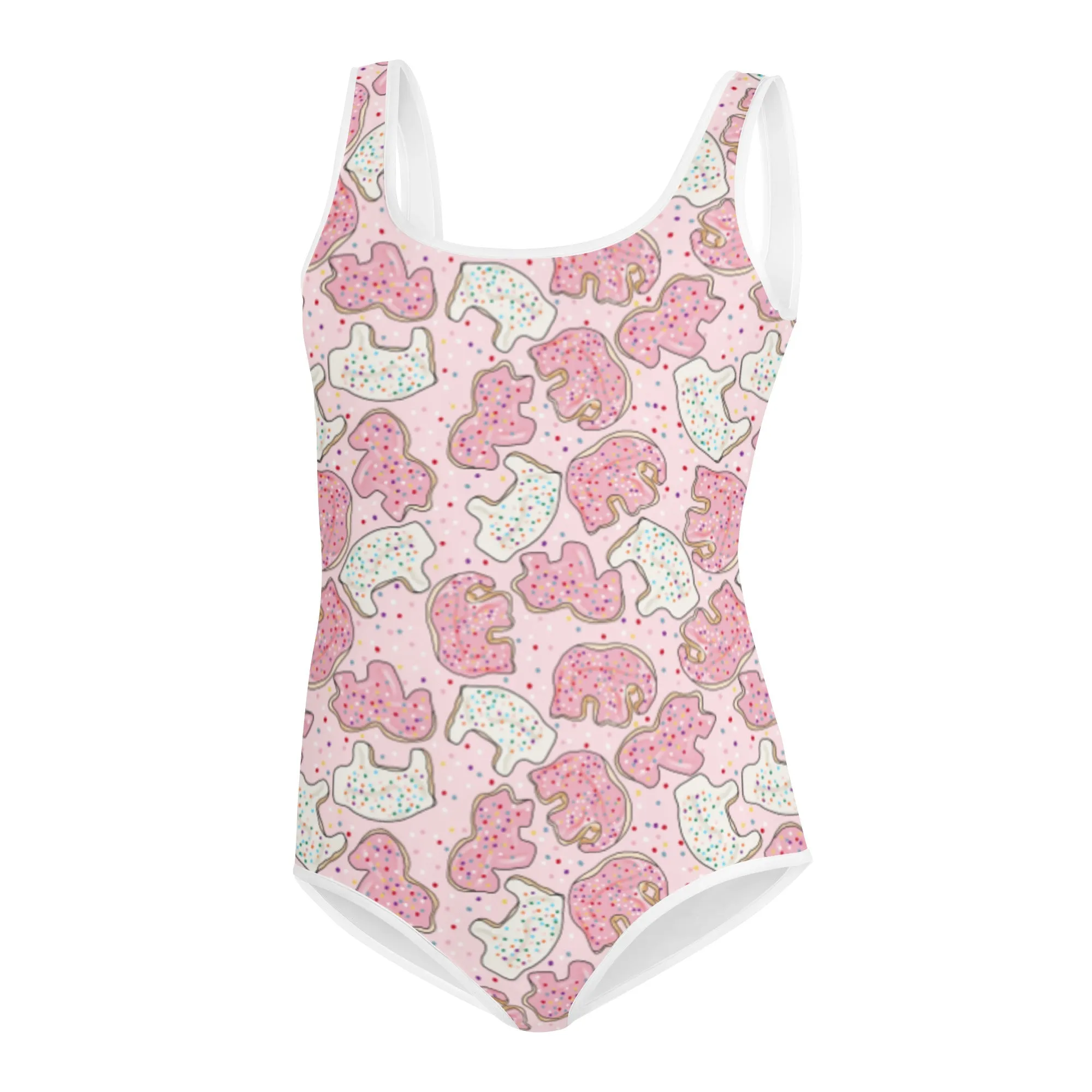 Vintage Cookies All-Over Print Youth Swimsuit